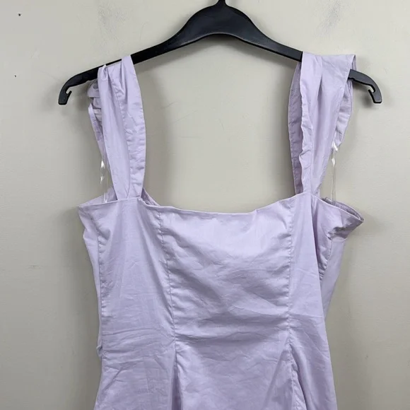 Mistress rocks house of cb girl crush Lavender Sleeveless Ruffle mini Dress smal - Picture 13 of 15